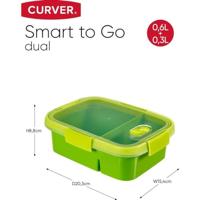 Curver Smart To Go Duo Lunchbox 0,6+0,3L - thumbnail