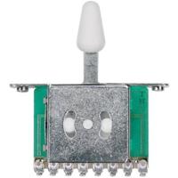 Boston SW-145-W 5-standenschakelaar open model met witte knop - thumbnail