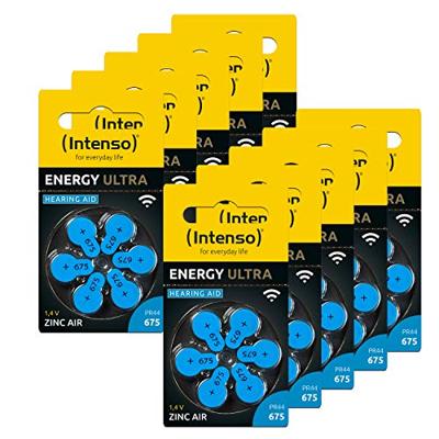 Intenso Batterij voor hoortoestel PR44-675 1.45 V 60 stuk(s) 540 mAh Zink-lucht 7504446MP Intenso Batterij voor hoortoestel PR44-675 1.45 V 60 stuk(s) 540 mAh Zink-lucht 7504446MP