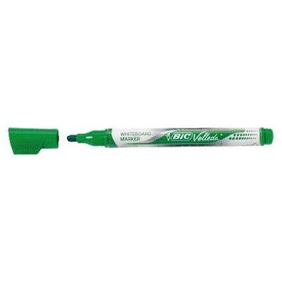 Whiteboardmarker Bic Velleda liquid rond medium groen | 12 stuks