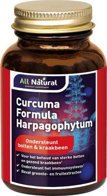 All Natural Curcuma formule harpagophytum (60 caps)
