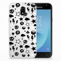Silicone Back Case Samsung Galaxy J3 2017 Silver Punk - thumbnail