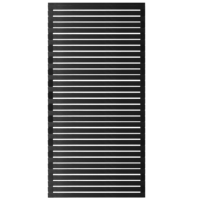 Zwart Houten Tuinscherm Osaka 90 x 180 CM - thumbnail