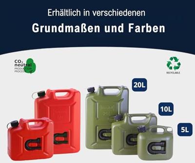 Hünersdorff 801000 Profi Jerrycan voor brandstof 10 l