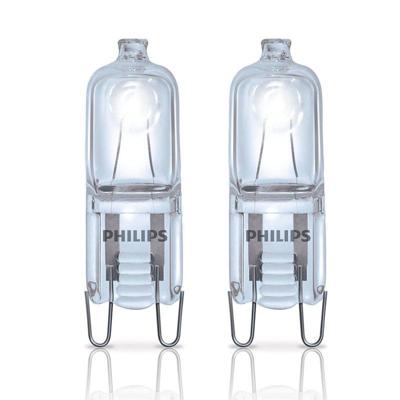 Philips Halogeen lampjes insteek G9 - Dimbaar warm wit licht - 28W (40W) - 2 stuks