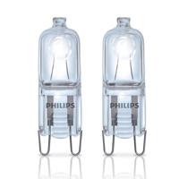 Philips Halogeen lampjes insteek G9 - Dimbaar warm wit licht - 28W (40W) - 2 stuks - thumbnail