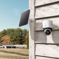 eufy 4G LTE bewakingscamera met wifi, 4K UHD zwenk-kantelfunctie, draadloos, zonne-energie met zonnepaneel, KI-gebaseerde persoons- en voertuigtracking, inclusief simkaart - thumbnail