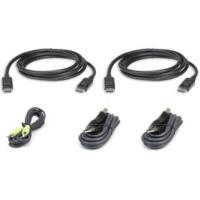 ATEN KVM Aansluitkabel [1x DisplayPort stekker, USB-A 2.0 stekker, Jackplug male 3,5 mm - 1x USB 2.0 bus B, Jackplug male 3,5 mm, DisplayPort stekker] 3.00 m - thumbnail