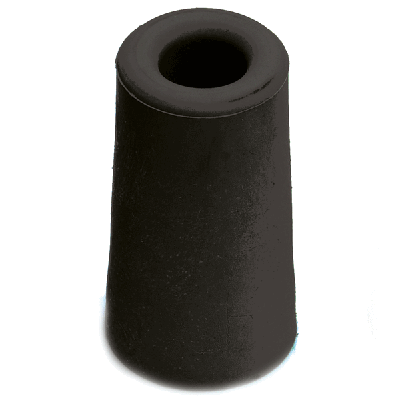 Deurbuffer rubber zwart 59mm