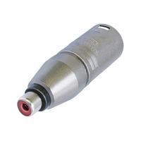 Neutrik NA2MPMF XLR male naar RCA female adapter - thumbnail