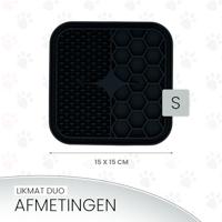 Eat Slow Live Longer - Likmat Duo - M - Zwart - thumbnail