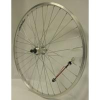 Achterwiel 26-1.90 559 pion uitval alu velg Paralex zilv - thumbnail