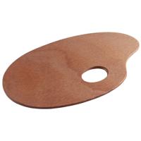 Talens palet hout ovaal 16x25cm - thumbnail
