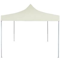 Partytent professioneel inklapbaar 2x2 m staal crme - thumbnail