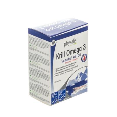 Physalis Krill Omega 3 60Capsules