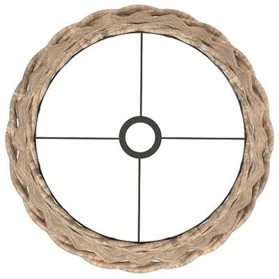 VidaXL Plafondlampenkap ø40x26 cm wicker bruin