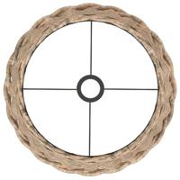 VidaXL Plafondlampenkap ø40x26 cm wicker bruin - thumbnail