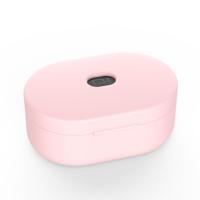 Siliconen Oplaaddoos beschermende case voor Xiaomi Redmi AirDots (roze) - thumbnail
