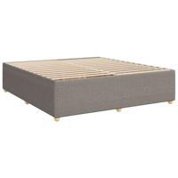 Boxspring met matras stof taupe 180x200 cm - thumbnail