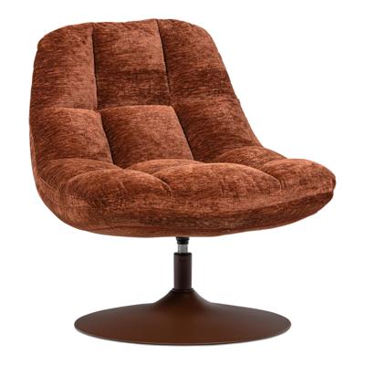 Woood Elvi fauteuil chenille Roestbruin