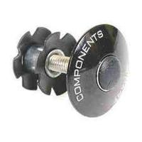 A-head star nut met top kap 1 1/8", zwart - thumbnail