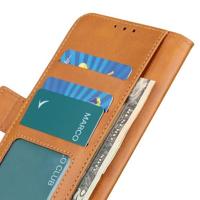 Casecentive Magnetische Leren Wallet case Galaxy S20 Ultra tan - thumbnail