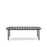 Kave Home Outdoor Salontafel 'Joncols' 113 x 65cm, kleur Donkergrijs - thumbnail