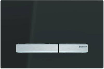 Geberit Bedieningsplaat Sigma 50 DF Gitzwart Geberit Bedieningsplaat Sigma 50 DF Gitzwart