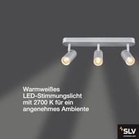 SLV 1002978 NOBLO LED-plafondlamp LED vast ingebouwd 24 W Zilver - thumbnail
