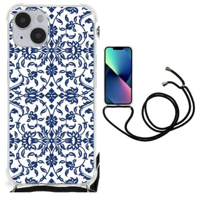 iPhone 14 Plus Case Flower Blue iPhone 14 Plus Case Flower Blue
