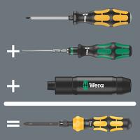 Wera 921 Kraftform Plus slagschroevendraaier- Serie 900, 1/4" x 163.5 mm - 05018100001 - thumbnail