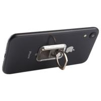 CPS-013 360 graden draaien vrij verwisselbare magnetische ring staan telefoon houder ondersteuning draadloos opladen (zwart) - thumbnail