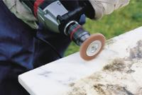 Wolfcraft Nylon-draadborstel | Rood | 6-kant schacht | Ø75mm | 1 stuk - 1500000 - thumbnail