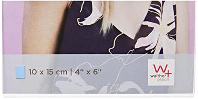 walther+ design ASH1015 Wissellijst Papierformaat: 10 x 15 cm Transparant