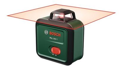 BOSCH PLL 360-1 lijnlaser - Inclusief gebruikershandleiding, beschermhoes en batterijen