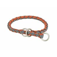 TRIXIE HALSBAND HOND CAVO HALFSLIP ROEST / GRAFIET GRIJS 25-31X1,2 CM - thumbnail