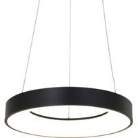 Steinhauer Hanglamp Ringlede Ø 48 cm 2695 zwart - thumbnail