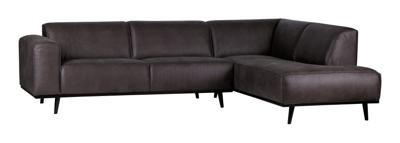 BePureHome Statement Hoekbank Rechts - Eco-leder - Grijs BePureHome Statement Hoekbank Rechts - Eco-leder - Grijs