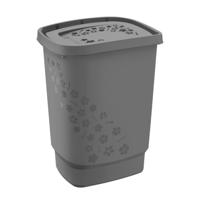Rotho flowers wasverzamelaar 44.7x34.7x60.5 55l antraciet - thumbnail