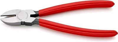Knipex Zijsnijtang zwart geatramenteerd met kunststof bekleed 180 mm - 7001180 Knipex Zijsnijtang zwart geatramenteerd met kunststof bekleed 180 mm - 7001180