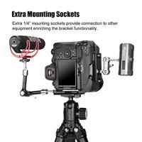 Sunwayfoto L-Plaat / L-bracket Arca Canon EOS R6II Grip - thumbnail