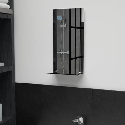 VidaXL Wandspiegel met schap 20x40 cm gehard glas VidaXL Wandspiegel met schap 20x40 cm gehard glas