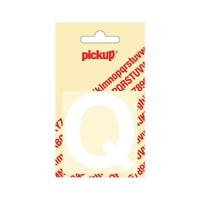 Deco letter q helvetica wit 60 mm Pickup - Pickup