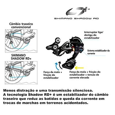 Shimano a.derailleur deore 12v irdm6100sgs zwart - thumbnail