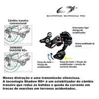 Achterderailleur 12-speed Shimano Deore M6100 SGS - direct mount - zwart - thumbnail