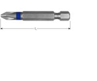 Rotec 1/4" insertbit 2" PH2 L= 50 mm VPE 10 stuks - 8280205 - 828.0205 - thumbnail