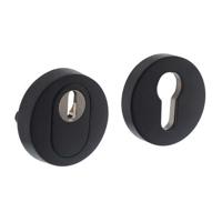 Intersteel veiligheidsrozet - met kerntrekbeveiliging - mat zwart - thumbnail