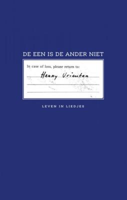 De een is de ander niet (Paperback)