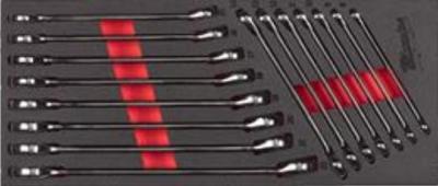 Milwaukee TOOLGUARD™ Foam inlay MAXBITE™ ringsteeksleutelset 15-delig - 4932479827