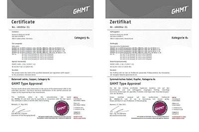 Digitus DK-1623-A-VH-1 Netwerkkabel CAT 6A U/FTP 0.25 mm² Lichtblauw 100 m